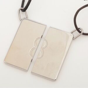 ❌SOLD❌  Authentic Hermes Infinity Pair Necklaces